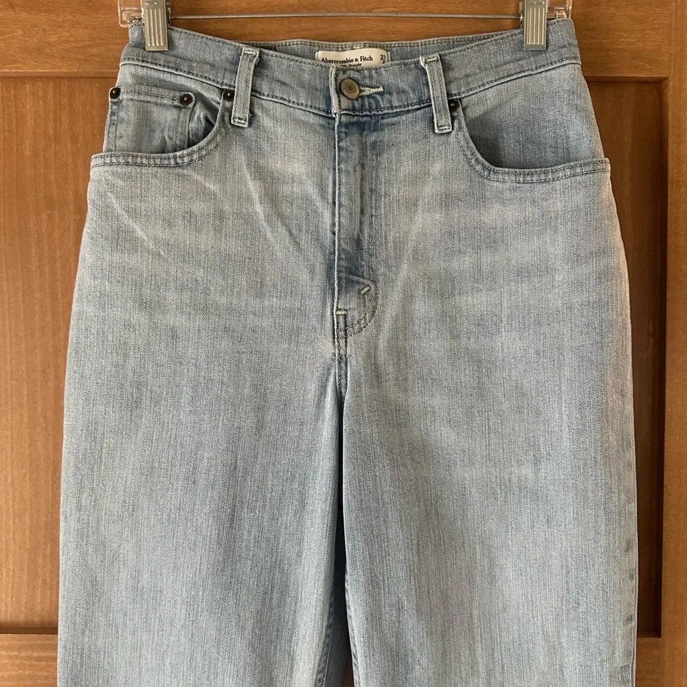 Abercrombie & Fitch 90’s Straight Ultra High Rise Curve Jeans size 4 / 27 - Picture 5 of 14